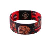 TLDXDOU Horror Halloween Michael Myrs Chuky Face Sports Wrist Band Elastic Bracelet, TV Movies Yoshi Bracelets for Women, Men (3)