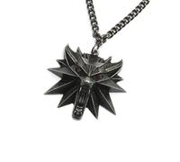 TLDXDOU Horror Halloween Wolf Necklace, Zinc Alloy Pendant Necklace for Women and Men