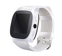 TLF T8 Smart Watch Phone, 1.54 inch IPS Screen 6261D/260MHz, 0.3MP Camera, Support GSM & Dial & Pedometer & Anti-lost & Sleep Monitor & Remote Camera & FM Radio (Color : White)