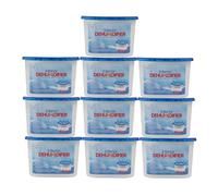 TLG Disposable Dehumidifiers 500ml Pack of 10 | Moisture Absorber, Damp Absorber, Condensation Absorbers, Damp Traps, Moisture Trap for Home, Bedroom, Caravan, Garage, Bathroom, Office