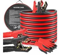 TLGREEN 6M Extra Long Jump Leads for Car Heavy Duty Jump Start Cables,1500A Battery Booster Cables with Gloves, Storage Bag, for Petrol and Diesel Car, Vans,Truck