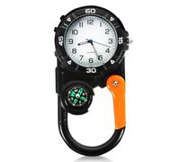 tlidfgeo Carabiner Watch - Luminous Face FOB Watch, Pocket Carabiner FOB Watch, Waterproof Clip-on Quartz Watch Nurse Watch for Doctors Nurses Paramedics Chefs Sport Unisex Men Women