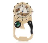 tlidfgeo Carabiner Watch - Pocket FOB Watches, Clip on Luminous Face FOB Watch Mini Quartz Watch Compass Waterproof Paramedics Watch for Doctors Nurses Paramedics Chefs Sport Unisex