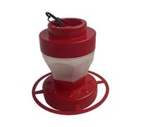 Tlilyy 1pcs Bird Feeders for Outdoors- Bee Proof Circular W/ 8 Ports