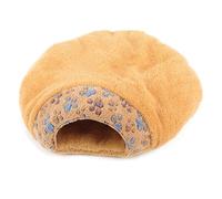 Tlilyy Winter Cats Bed Soft Plush Burrowing Cave Hooded Cats Bed for Dogs-Cats,Comfortable Warming Pet Bed,50x48x13cm