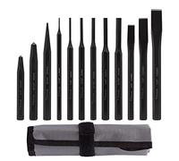 TLIMUS 12 Pieces Punch and Chisel Set, Including Taper Punch, Cold Chisels, Pin Punch, Center Punch