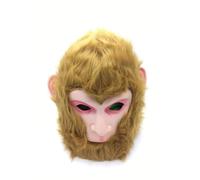 TLINFENGD Halloween Hairy face Monkey King, Monkey King, Journey to The West, Performance mask, Head Cover, Monkey Head Performance, Photo Props