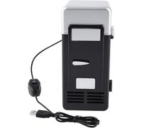 TLINGMEIXIAN Portable USB Mini Fridge Cooler Warmer, Dual Use Refrigerator Desktop Small Cooling Heating Box For Car Home Office Bedroom Skincare Drink Food Storage black-Xian