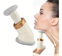 TLISMI Neck Slimmer Double Chin Reducer, Face Lift Manual Massager, Portable Neck Exerciser Jawline Toner Genie Elite Neckline Slimmer Facial Flex Fitness Jawline Shaper Equipment for Men Women
