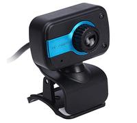 TLJX HD Webcam Camera, USB Computer Web Camera Video for Live Streaming, Gaming, Calling and Conferencing,Blue
