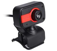 TLJX HD Webcam Camera, USB Computer Web Camera Video for Live Streaming, Gaming, Calling and Conferencing,Red