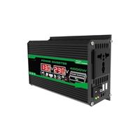 TLLMBH 4000W DC 12V To AC 110V 220V Dual USB LCD Display Solar Inverters Portable Power Bank Ca-r Converter For Camping RV