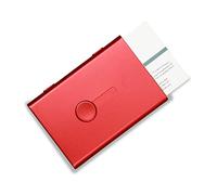 TLMDXTEU Business Card Holder Business Card Case Holder Professional(Red)