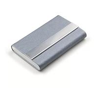 TLMDXTEU Business Card Holder Men's Portable Personalised Business Creative Card Box Professional(Grey)