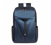 TLMDXTEU Casual Leather Backpack Men Men's Travelling Business Commuter Backpack Travel Weekender Camping(Blue)