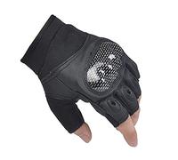 TLMDXTEU Cycling Gloves Outdoor Sports Flower Shell Dew Finger Fighting Training Gloves Outdoor Sports(Noir,M)