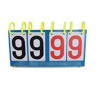 TLMDXTEU Flip Scoreboards Multifunctional Scoreboard Folding Tennis Badminton Portable Digit Tabletop