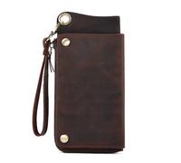 TLMDXTEU Men's Wallets Clutch Long Leather Wallet Men's Multi Card Holder for Men(Colour 2)