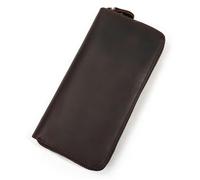 TLMDXTEU Men's Wallets Men's Long Wallet Business Leather Multi Card Holder Clutch for Men