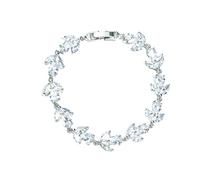TLMDXTEU Women's Leaf Zircon Bracelet Simple Fashion Light Goddess for Women Girls Ladies(1)