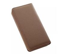 TLMDXTEU Women's Long Wallet Women's Leather Long Zip Wallet Clutch Bag Large Capacity(Sky Blue)