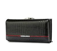TLMDXTEU Women's Long Wallet Women's Leather Wallet Patent Clutch Purse Large Capacity(2)
