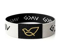 TLOEP Inspirational Scripture Bracelet, Tap to Read Daliy Scripture via Phone, Christian Gifts for Women & Men, Faith Religious Wristband for Christmas, Easter, Baptism, Confirmation & Communion