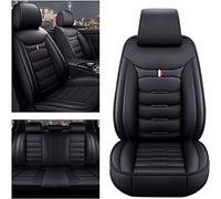 TLORA Leather Car Seat Covers Full Set for Jaguar XE/XF/XJ/F-pace/S-type/x-type, Non-Slip, Waterproof Vehicle Seat Covers