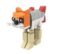 TLXNN Brainrot Animal Building Blocks Set Boneca Ambalabu Bricks Model Kit Anime Creative Micro Blocks Set Miniature Building Set Great Gifts