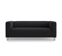 TLYESD Klippan Loveseat Cover Relacement for IKEA Klippan Loveseat Sofa Cover, Klippan Sofa Cover, Klippan Couch Cover Only!(Black)