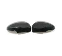 TLYSMG For HONDA FIT JAZZ 2014 2015 2016 2017 2018 Car Rearview Side Mirror Cover Sticker Wing Cap Exterior Door Case Trim Carbon Fiber-With Light Type