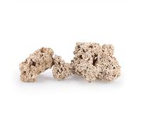 TM Aquatix Aquarium Rock Fish Tank Stones Limestone Ideal for Malawi Cichlid - Improves Water Parameters (5kg, Light Limestone)