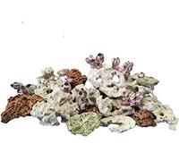 TM Aquatix Aquarium Rock Fish Tank Stones Limestone Ideal for Malawi Cichlid - Improves Water Parameters (10kg, Multicolour)