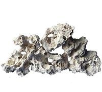 TM Aquatix Aquarium Rock Fish Tank Stones Limestone Ideal for Malawi Cichlid - Improves Water Parameters (10kg, White Limestone)