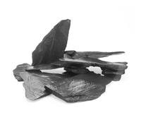 TM Aquatix Aquarium Rock Fish Tank Stones Natural Decoration Slates for Caves Shelters - Improves Water Parameters (15kg, Black Slates)