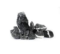 TM Aquatix Fish Tank Stones Rocks for Aquarium - Natural Decoration - Improves Water Parameters - Perfect for Caves Shelters (15kg, Dark Grey)