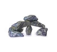 TM Aquatix Fish Tank Stones Rocks for Aquarium - Natural Decoration - Improves Water Parameters - Perfect for Caves Shelters (5kg, Green Angel)