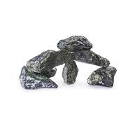 TM Aquatix Fish Tank Stones Rocks for Aquarium - Natural Decoration - Improves Water Parameters - Perfect for Caves Shelters (15kg, Green Angel)