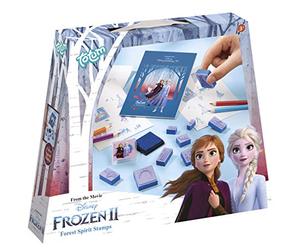 TM Essentials 680678 Disney Frozen II Stamp Set with Assorted Stamps, Pens and Colouring Pad by Anna and Elsa Gift for Children, Multi-Colour