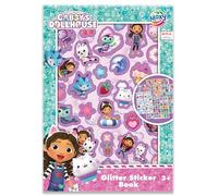 TM ESSENTIALS Gabby's Dollhouse Glitter Sticker Game, Ages 3+