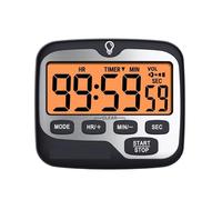 TM01 Digital Cooking Kitchen Timer With Large Backlight Display Countup Countdown And Clock Function Time Management
