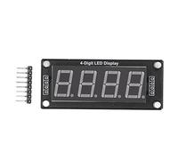 TM1637 Digital Tube Display Module | 0.56 Inch 4 Digit 7 Segment LED Display with Decimal Point | Green LED Module for Microcontroller/DIY Projects/Industrial Control | 5V