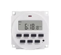 TM618 5V 12V 24V 110V 220V Power Supply 7 Days Weekly Programmable Digital Electronic Lighting Daily Timer 1Pcs(TM618H-3 24V)