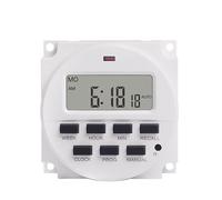 TM618H-5V 5VDC 7 Days Weekly Programmable Digital Electronic LED Timer Switch 1Pcs(with Enclosure)