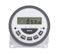 TM619 time Switch 7-Day programmable cyclic Timing 60 * 60 * 40mm Tm619 Time Suitable for Outdoor and Indoor 15 Combinations per Week * Programmable Around The Clock (24V)