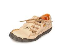 TMA EYES Five Finger Sole Side Lace-Up Leather Woemn Casual Shoes