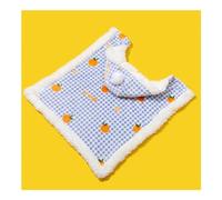 TMAOZW Cat Sleeping Bag Cloak Winter Warm Pet Mat Blanket Suitable for Indoors On The Side On The Floor Garden(Blue Orange,L-below 17.5kg)