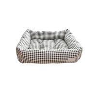 TMAOZW Pet Warm Mattress Soft Plush Cat Bed All Seasons Universal Dog Kennel Small Suitable for Cats And Dogs Playing Resting Lunch Break(Green,60x50cm)
