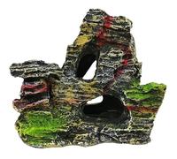 TMAOZW Simulation Landscaping Resin Fish Tank Decoration Household Resin Ornaments Suitable for Fish Shrimp Shelter Cave Landscaping Accessories(A Mountain)