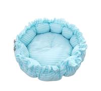 TMAOZW Soft Warm Pet Bed Nest Dual Use Adjustable Drawstring Pet Nest Bed Suitable for Indoors On The Side On The Floor Garden(Milkshake green,45cm)